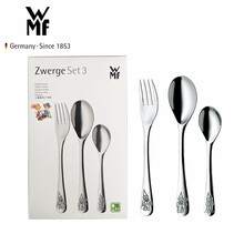 WMF 德国福腾宝 不锈钢卡通儿童餐具3件套餐勺餐叉汤勺叉子套装组合 迪士尼 3件套