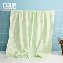 纽贝亲（newcubaby)婴儿纯棉浴巾超柔吸水宝宝纱布浴巾盖毯初生洗澡巾儿童毛巾被 粉色(105*105CM)