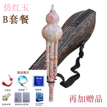 葫芦丝教材书c调降b调乐器初学者学生入门教程乐器胡芦丝 仿红玉C调B套餐