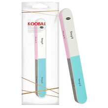谷芭（KOOBA）7面多功能指甲抛光器 美甲抛光锉 甲面磨砂棒美甲工具 海绵搓条双面 A-3024 1只
