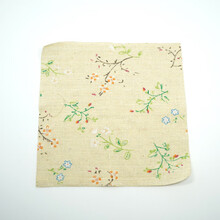 摩范 盖酒坛的红布封口布盖布酒布酒缸封坛扎陶瓷酒瓶飘带头巾 小花麻布【18*18cm】