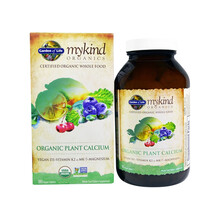 GardenofLife MyKindOrganics有机植物钙片 180片 补钙骨质疏松增加骨密度