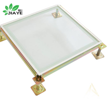 嘉叶玻璃地板 透明架空 机房透视防 静电钢化玻璃地板 每块单价