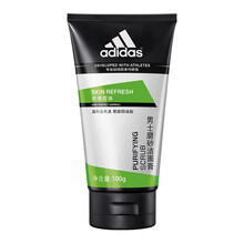 Adidas阿迪达斯洗面奶男士洁面控油清洁深层清洁 磨砂洁面膏100g