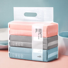 今之逸品 干湿两用洗洁面巾一次性洗脸巾抽取式卸妆化妆棉柔巾美容毛巾组合套装20*20cm*80片 3包装平纹