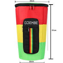 djembe加厚非洲鼓包手鼓包防水可手提袋套双肩包8寸10寸12寸13寸 10寸三色加厚