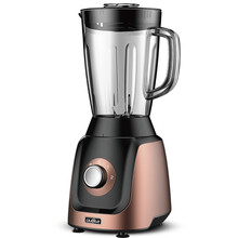 多蒙榨汁机家用全自动多功能打炸果汁豆浆辅食水果料理搅拌机小型 金棕色单杯