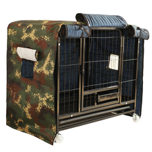 贝尼宠 狗笼罩保暖 【不含狗笼】冬季加厚方管狗笼子罩牛津布防雨雪防风狗笼罩子 冬季加厚迷彩狗笼罩 长125宽95高110cm