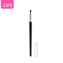 阿嚓热 伸缩双头唇刷便携带盖口红刷初学者化妆刷子套装 黑柄单头1支 人造纤维