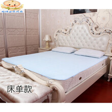 超大宝宝隔尿垫防水透气儿童尿垫棉毛巾防水床单床垫隔尿床笠可洗 (床单)蓝 91x191cm