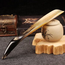 鞋拔子短柄天然牛角非实木鞋拔提鞋器鞋抽长中短鞋把家用穿鞋神器