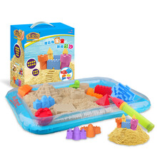 SPACE SAND太空沙套装彩泥超轻粘土 儿童玩具沙子动力彩沙黏土 儿童礼物沙色4斤盒装