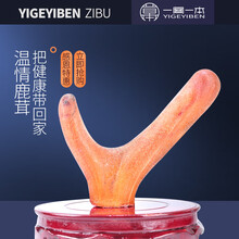 鲜鹿茸整枝切片吉林梅花鹿新鲜鹿茸片正品红粉片蜡片泡酒煲汤材料东北特产 头茬鲜鹿茸120g