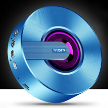 乾越无线蓝牙音箱大音量手机迷你便携式随身户外小型钢炮家用音响车载超重低音炮微信收钱收款语音播报提示器 梦幻蓝*标准版