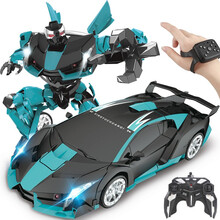 智想 【声控+感应+重力手表】儿童遥控车大型变形车兰博基尼 RC遥控汽车男孩电动赛车儿童玩具车