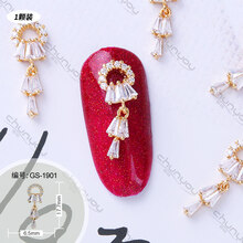 指甲钻石美甲水钻饰品链条装饰闪网红新款钻坠网红钻 GS1901