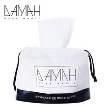 韩国DAMAH黑魔法洗脸巾一次性洁面巾压缩毛巾卷筒式面巾纸抽取式纯棉擦脸巾 （桶装）洗脸巾80抽*1袋