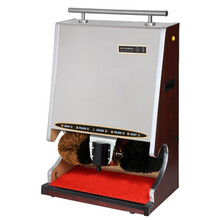 纳丽雅家用擦鞋机手持擦鞋器电动鞋刷子非刷鞋神器小型自动擦皮鞋机器 商用A10银色