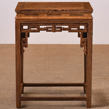 慢象红木家具非洲鸡翅木（学名：非洲崖豆木）实木书桌家用读书桌简约实木卧室小书桌中式电脑桌写字桌 单桌