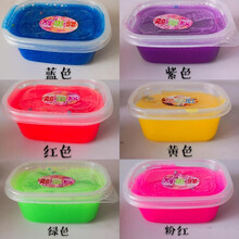 果酱起泡胶帐篷泥起泡胶越玩越大炸花泥史莱姆水晶泥拉面泥解压泥 大盒起泡胶4盒