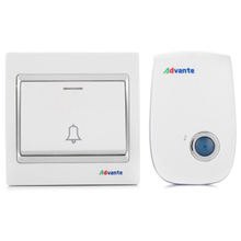 海德曼电子门铃 J-228 交流无线电子远距离86*86型线暗盒开关门铃