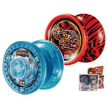 悠悠球火力少年王电动加速混沌魔龙花式发光溜溜球比赛金属睡眠轴承儿童男孩玩具益智 677001混沌魔龙+676305赤焰战虎