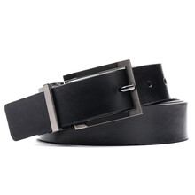 美国Calvin Klein/男士双面压纹针扣皮带腰带75071 黑色 40码 美国直邮