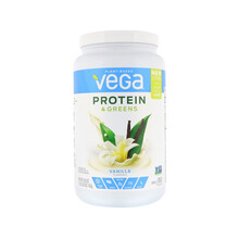 Vega 植物蛋白质和绿色食品混合物 香草味 760克 蛋白粉增重增肌营养健身低脂0胆固醇