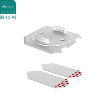 阿乐乐可 魔方插座延线款专用插座固定器 1只底座+2片无痕贴