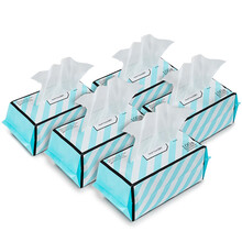 三利一次性洗脸巾 化妆棉柔巾清洁面巾纸干湿两用美容毛巾抽纸巾手帕巾 植物纤维100抽*5包