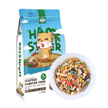 洁西 海鲜仓鼠粮1kg 仓鼠粮食小仓鼠零食仓鼠食物主食金丝熊粮小仓鼠用品海鲜粮
