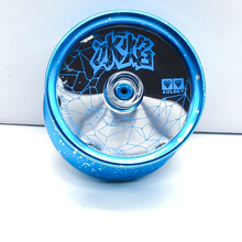 奥迪双钻悠悠球比赛专用花式溜溜球男女孩儿童玩具 【爆款推荐】冰焰蓝色-花式死睡眠