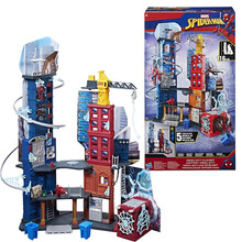 孩之宝（Hasbro）蜘蛛侠人物公仔电影载具+ 蜘蛛侠巨型城市豪华场景组合C3408