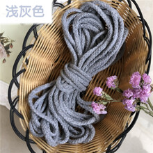 学生宿舍专用床帘绳子挂钩 挂蚊帐的绳子床幔加粗绳 挂钩活扣吊环 10米 浅灰色加粗绳 其它