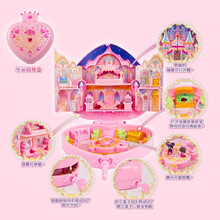 正版叶罗丽宝石盒子女孩礼物过家家玩具公主城堡儿童娃娃屋礼盒 叶罗丽-花蕾堡（发光款） 宝石盒子