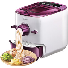 美的（Midea）面条机家用全自动出面小型饺子皮机多功能和面压面制面机早餐 白色