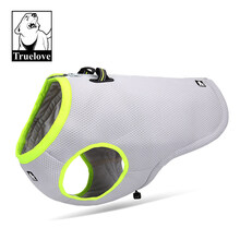 Truelove狗狗夏季防暑降温衣小中型大型犬背心法斗宠物用品凉凉衣 灰绿色 L(胸围62-71cm)