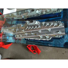 超大号山东舰山东号航空母舰摆件仿真模型航母模型国产航母摆件收藏送礼 1:350配铝箱玻璃罩