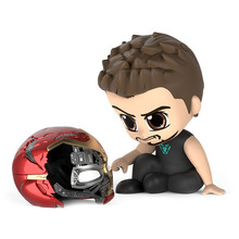 HOTTOYS 复仇者联盟4  Q版钢铁侠手办汽车摆件情人节模型玩具礼物 流浪托尼