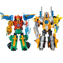 AULDEY奥迪双钻巨神战击队3超救分队玩具 普通版天人勇击王（巨神+破天）