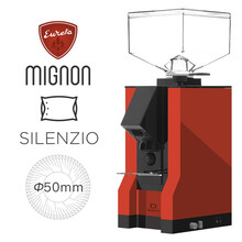 Penini意大利进口Eureka磨豆机 Mignon MMG电控直出磨豆机 尤里卡商用咖啡粉研磨机 SILENZIO-红色（无液晶屏）