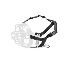 优莱仕狗嘴套狗口罩防咬防叫防捡吃止吠器小型中型大型犬狗嘴罩 白色（夜光款） 2号-建议体重15-30斤