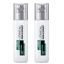 【自营配送】欧莱雅男士舒润强肤水凝露110ml清爽补水舒缓保湿控油滋润温和爽肤男士面霜乳液 2瓶装