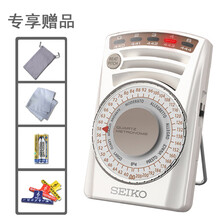 SEIKO *  SQ70 SQ60 SQ50V 日本精工 电子节拍器 钢琴古筝吉他 SQ60白色+赠品（含电池4节）