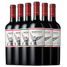 超市	
蒙特斯（montes）经典系列赤霞珠干红葡萄酒750ml*6整箱装 智利原瓶进口红酒