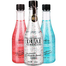 独爱润滑液人体润滑剂 女用男用私处后庭爽滑型自慰房事助性水溶性免洗无味大瓶润滑油成人情趣性用品 幻彩颗粒3瓶*260ml