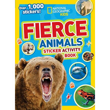 国家地理儿童凶猛动物贴纸 National Geographic Kids Fierce Animals Sticker  进口原版 英文