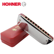 和来HOHNER 德国原装进口和来专业演奏C调10孔蓝调十孔布鲁斯口琴 GM 542 船型盖板 B调