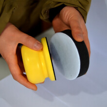 林特 多功能打蜡海绵带手柄高密度镀膜封釉海绵 打蜡块加2个海绵