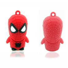 明澈u盘16g32g优盘U盘卡通系列创意礼品u盘招投标书优盘 生日礼物 蜘蛛侠 32G